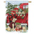 Magnet Works Christmas Puppies House Flag