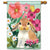 Bunny Love Floral House Flag