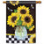 Magnet Works Sunflowers House Flag