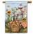 Autumn Garden House Flag