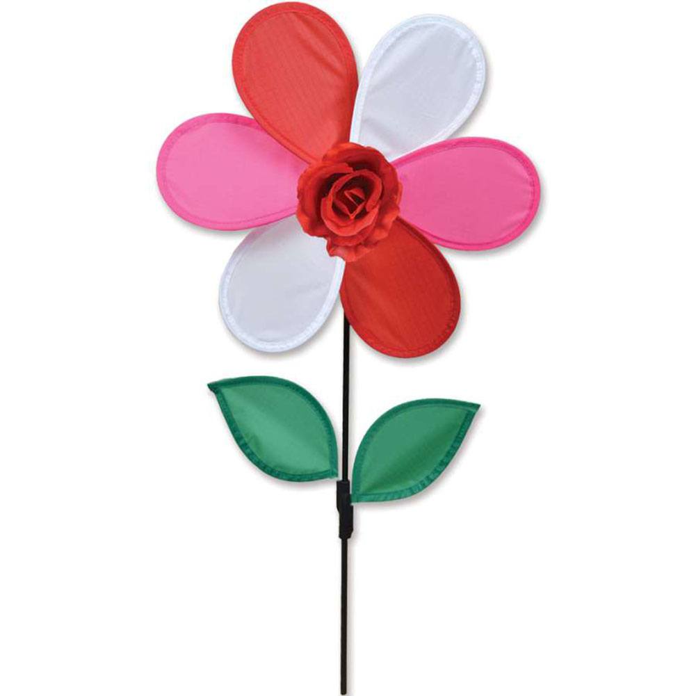 Red Rose Flower Spinner
