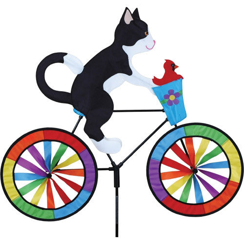 Tuxedo Cat Bicycle Spinner