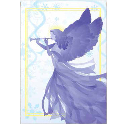 Snow Angel Illuminated Garden Flag