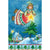 Happy Christmas Angel Illuminated Garden Flag