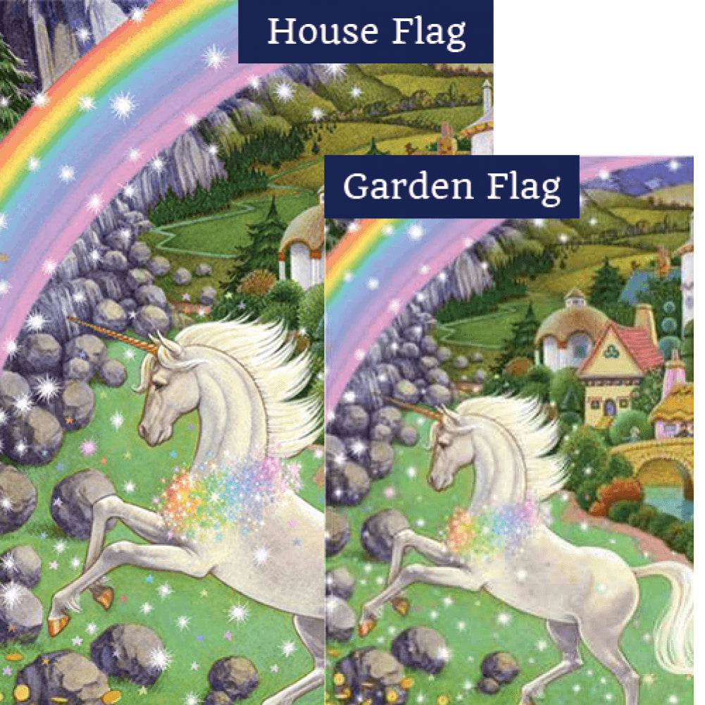 Unicorn Illuminated Flags Set (2 Pieces)