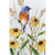 Bluebird and Susies Illuminated Garden Flag