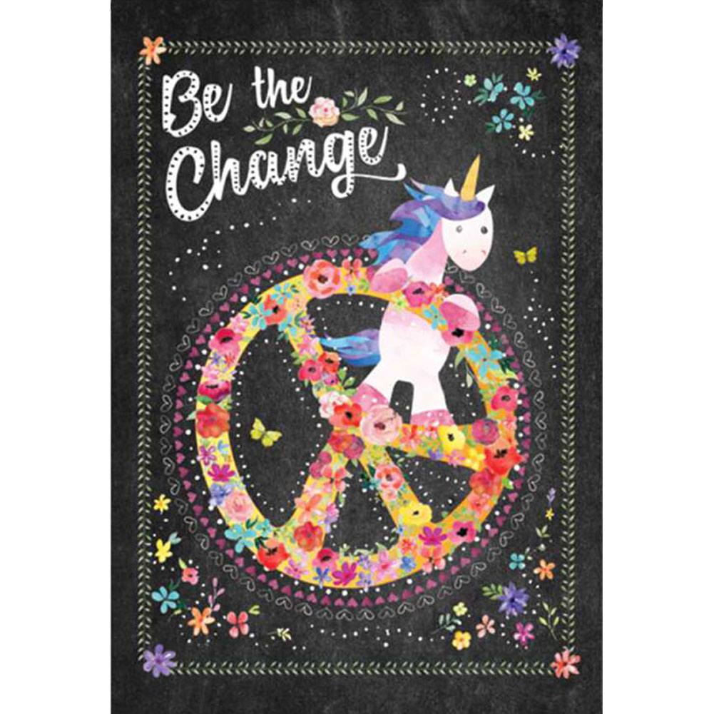 Be The Change PremierSoft Double Sided Garden Flag