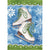 Ice Skates and Snow Illuminated House Flag