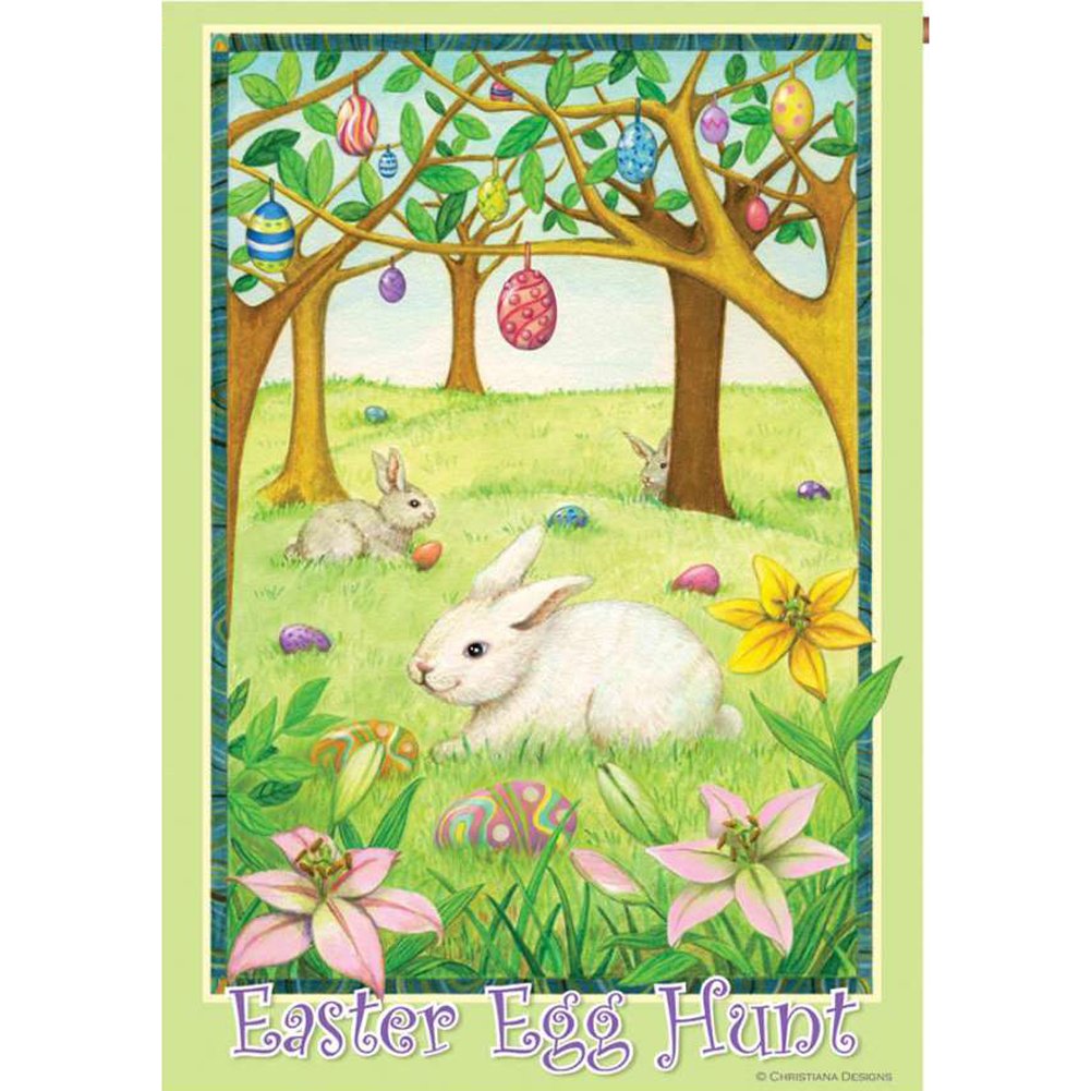 Easter Egg Hunt PremierSoft Double Sided House Flag
