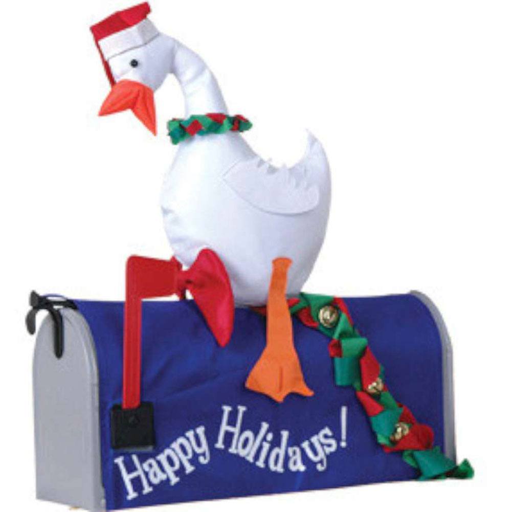 Duck with Wreath Mailbox Cover