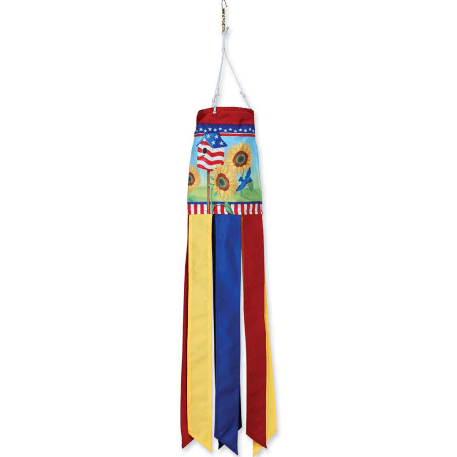 Premier Patriotic Sunflowers Windsock (28")