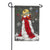 Red Scarf Snowman Garden Flag