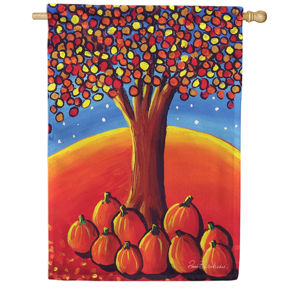 Pumpkin Tree House Flag