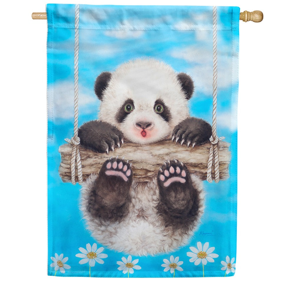 Panda Playtime House Flag