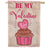 Valentine Cupcake House Flag