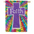 Faith Cross Purple House Flag