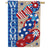 Burlap Flip Flops House Flag