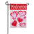 Paper Hearts Garden Flag