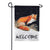 Winter Welcome Fox Garden Flag