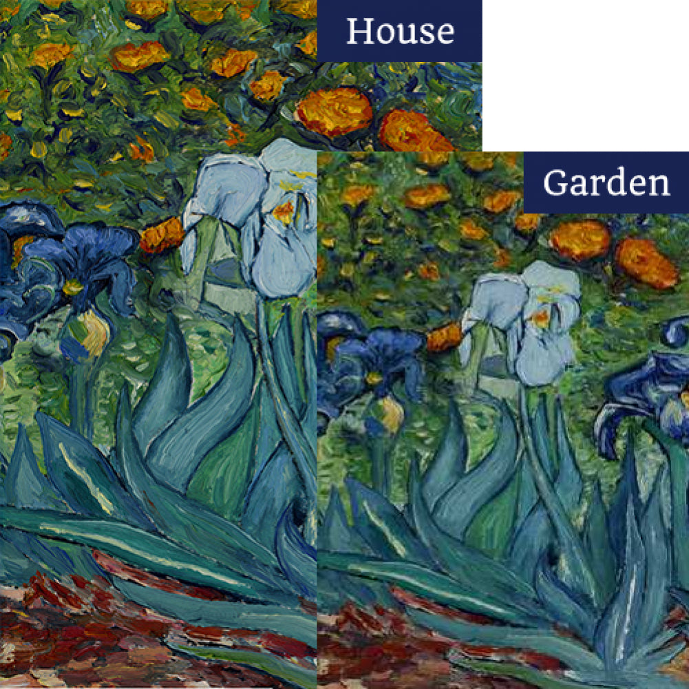 Van Gogh's Iris Flags Set (2 Pieces)