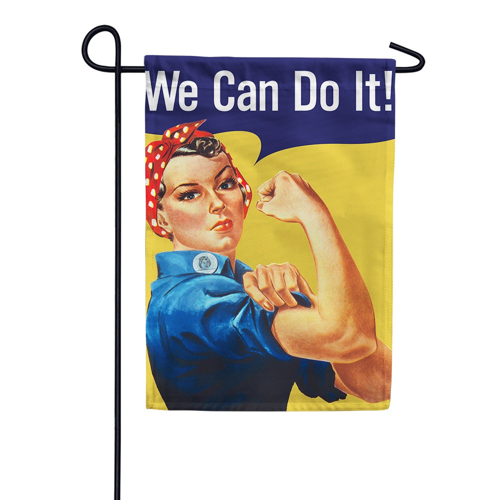 We Can Do It Garden Flag