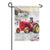 Tractor Dog Garden Flag