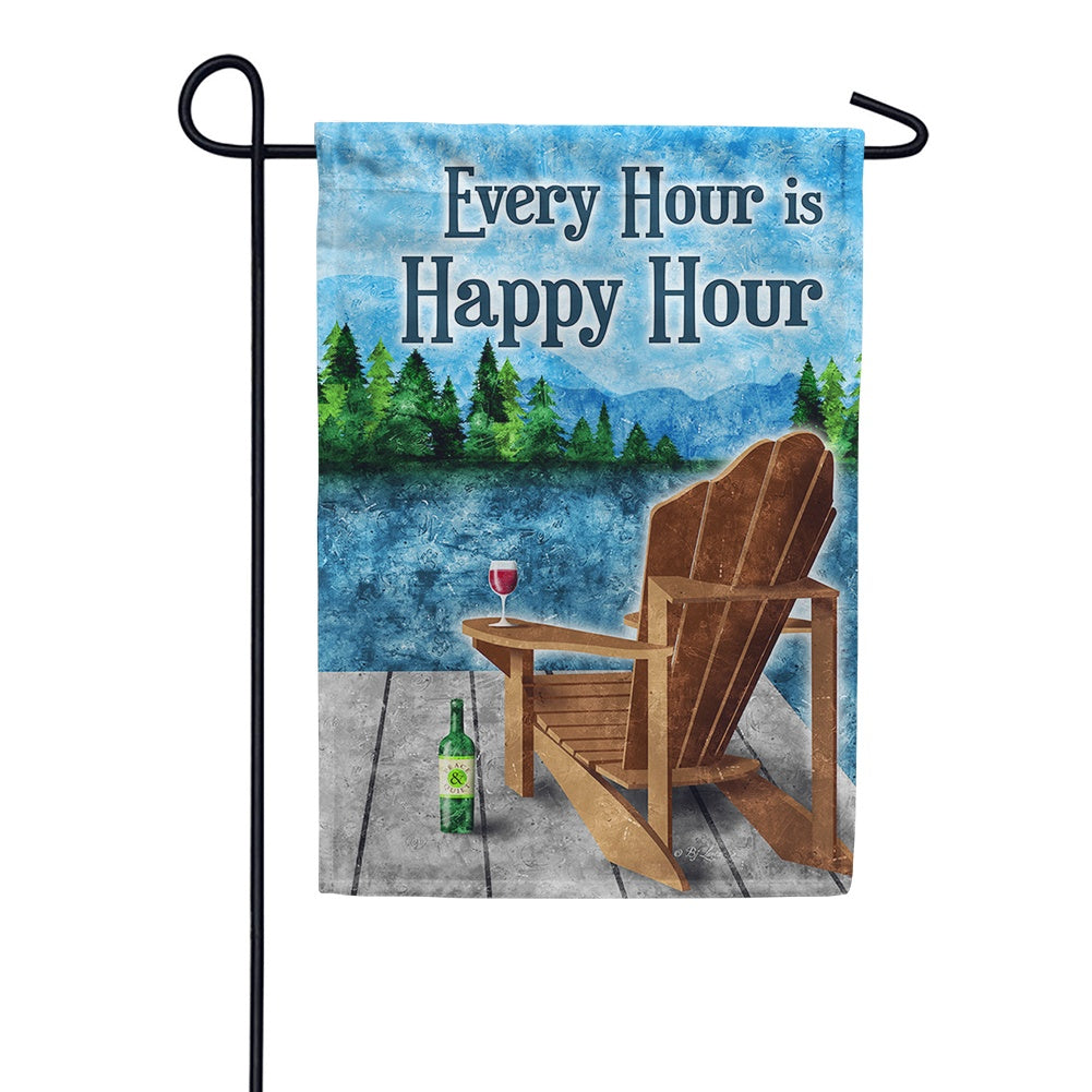 Happy Hour Lake Garden Flag