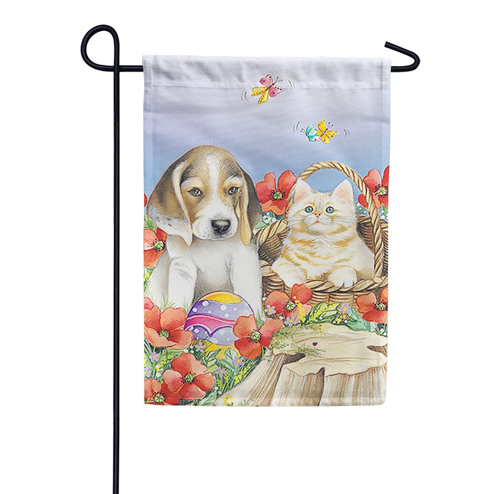 Easter Pals Garden Flag