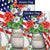 Patriotic Flower Bouquet Flags Set (2 Pieces)