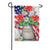 Patriotic Flower Bouquet Garden Flag