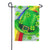 Leprechaun Hat Rainbow Garden Flag