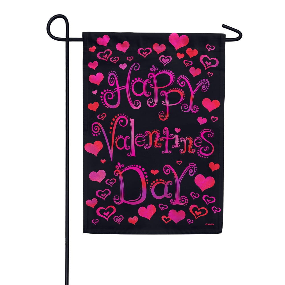 Valentine Hearts Garden Flag