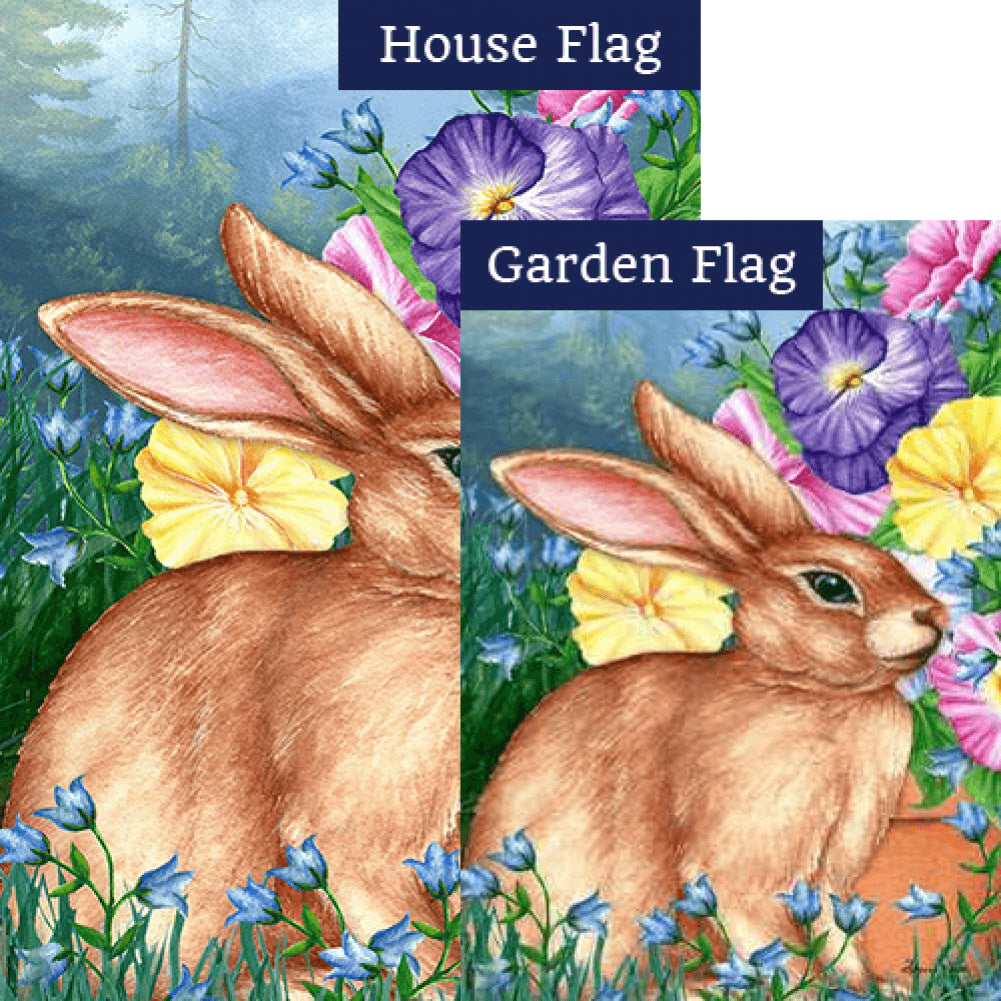 Blooming Bunny Flags Set (2 Pieces)
