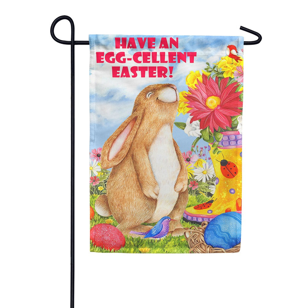 Egg-celent Easter Garden Flag