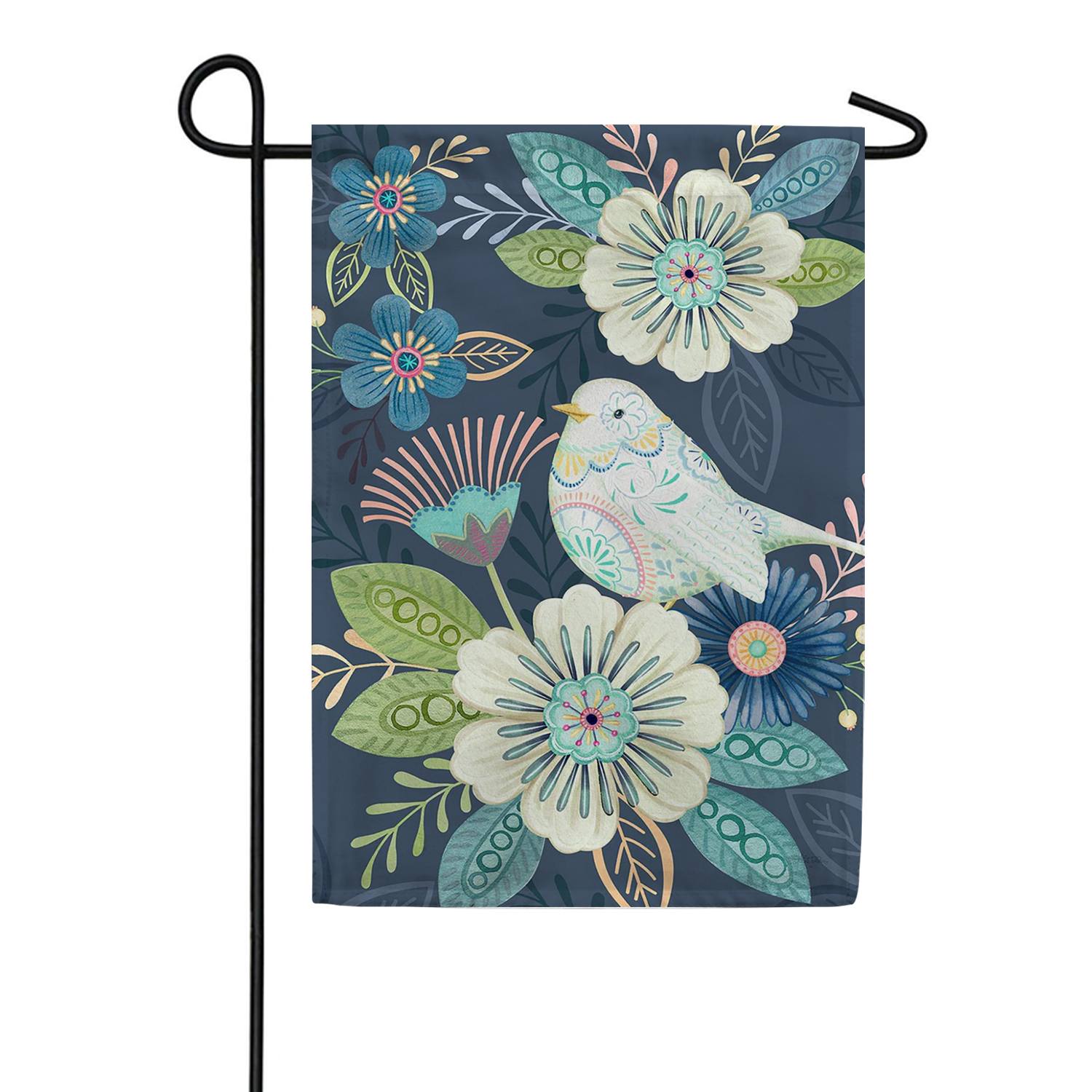 Boho Bird Garden Flag