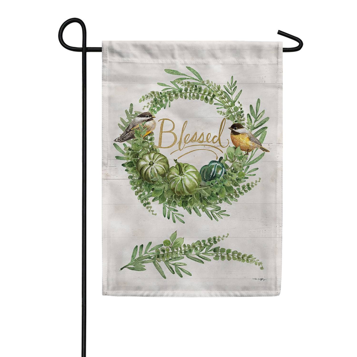 Blessed Birds Garden Flag
