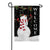 Forest Snowman Garden Flag