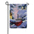 Snowy Cardinals and Chickadees Garden Flag