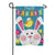 Easter Bunny Banner Garden Flag