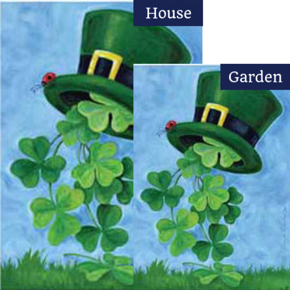 Shamrock Shower St.Patricks's Day Flags Set (2 Pieces)