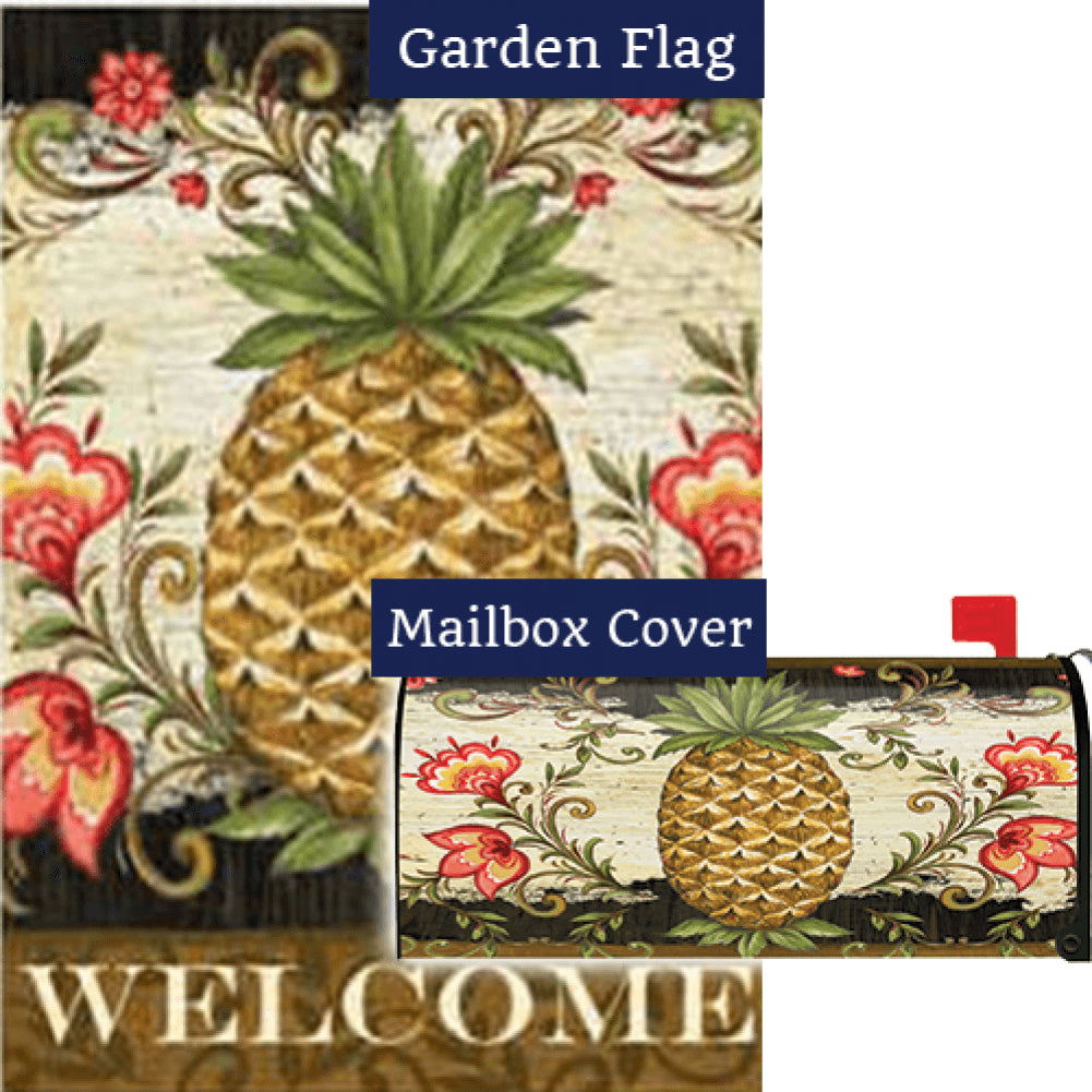 Pineapple & Scrolls Flag Mailwrap Set (2 Pieces)