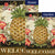 Pineapple & Scrolls Flags Set (2 Pieces)