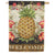 Pineapple & Scrolls House Flag