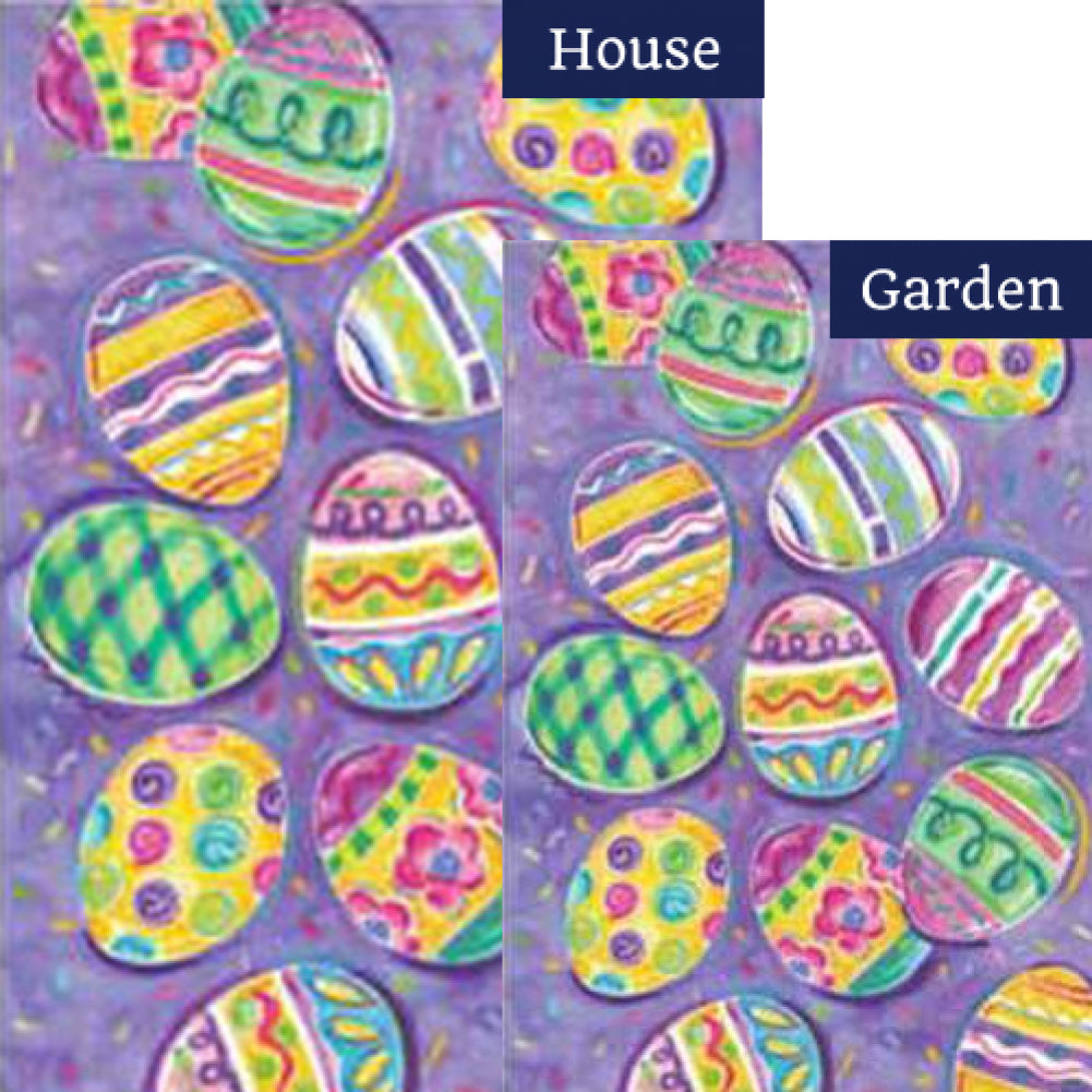 Egg Toss Easter Flags Set (2 Pieces)