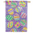 Egg Toss Easter House Flag