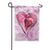 Watercolor Heart Garden Flag