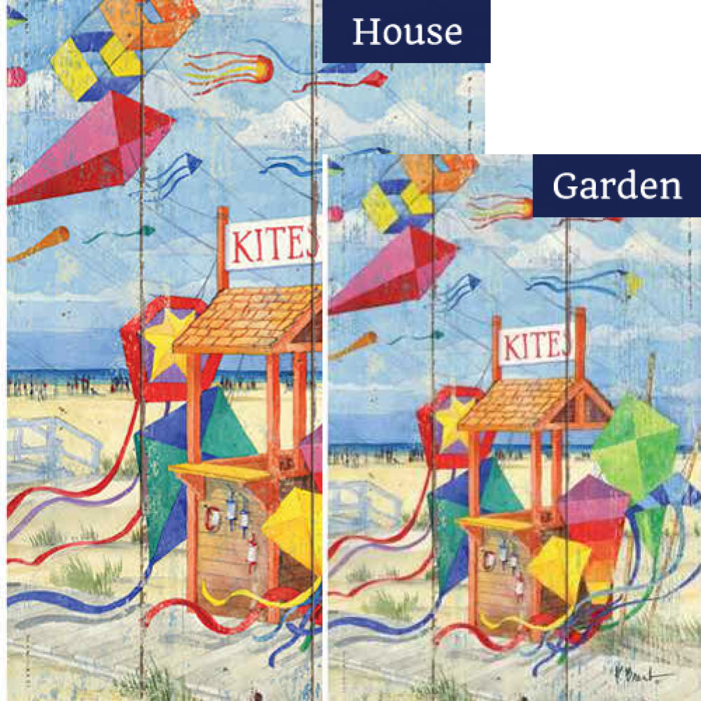 Beach Kite Stand Flags Set (2 Pieces)