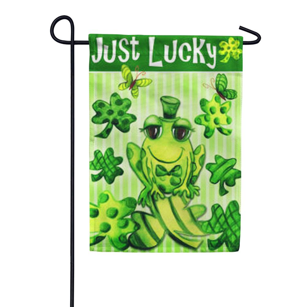 Just Lucky Garden Flag