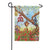 Poppies and Birdhouses Garden Flag