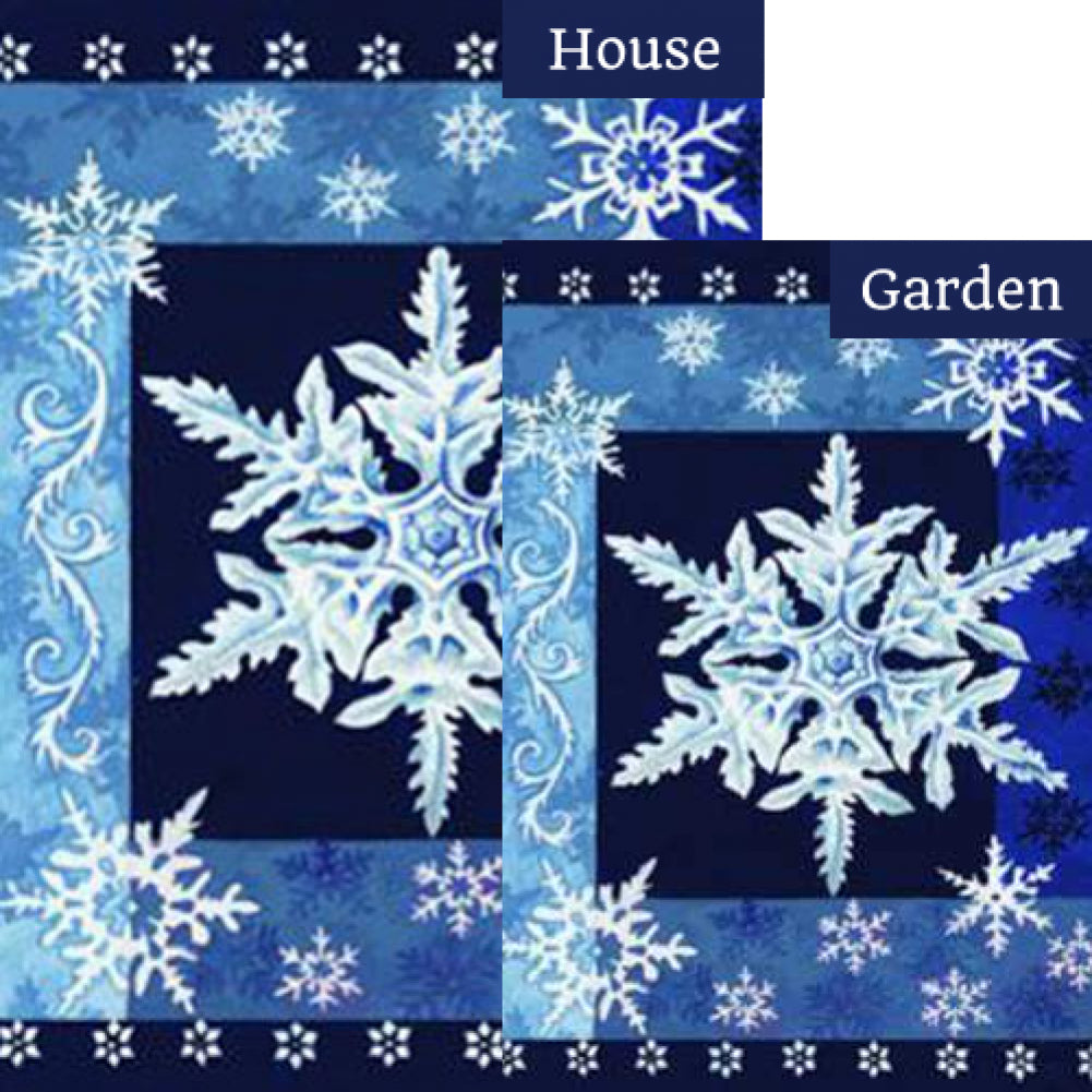Cool Snowflakes Flags Set (2 Pieces)